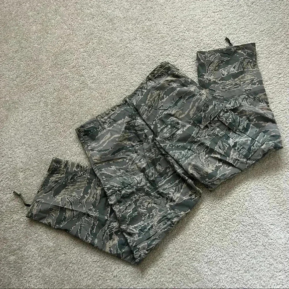 USAF Cold Weather Tiger Stripe Camouflage Trousers Pants L Men SPM1C1-08-D-1041 - Picture 14 of 15